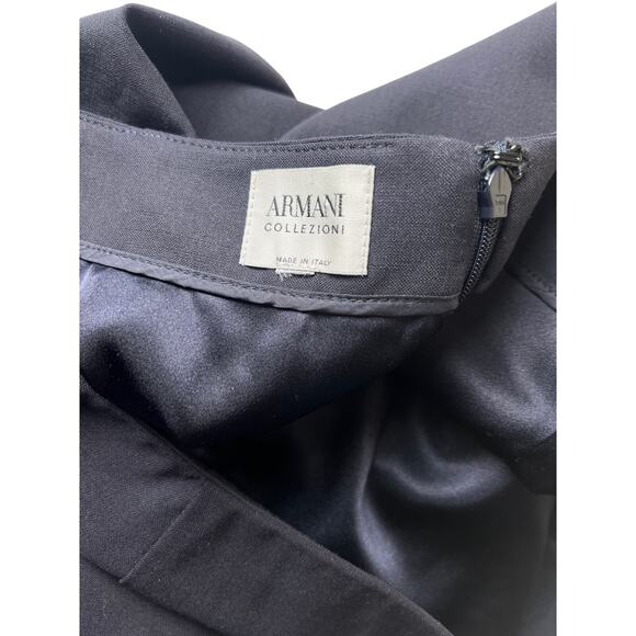 Armani Collezioni Skirt Black Made in Italy *Dimensions In Pictures* - Picture 5 of 5